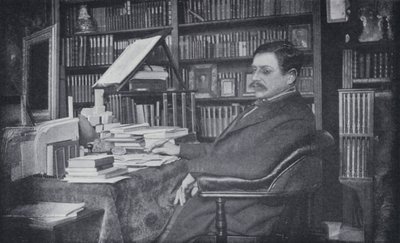 Paul Bourget in his Study by English Photographer