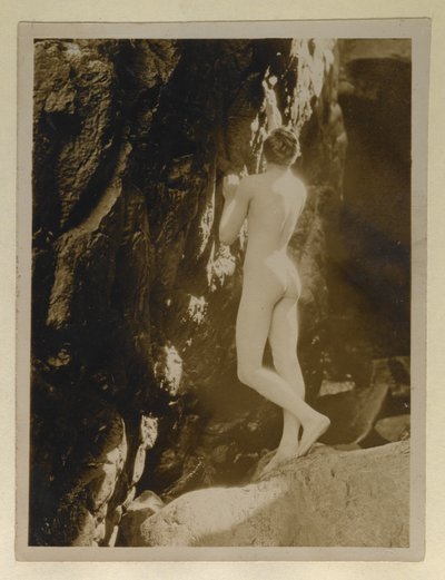Photograph of Alistair Graham Naked, Kept with His Letter to Evelyn Waugh by English Photographer