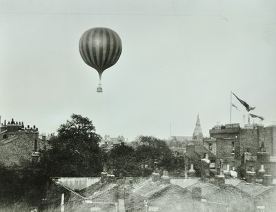 Poplar Recreation Ground: Hot Air Balloon, 1892 by English Photographer