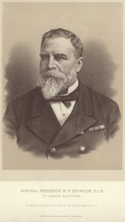 Portrait of Admiral Frederick B P Seymour by English Photographer