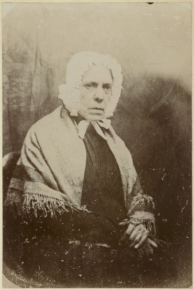 Portrait of Bettie Burns by English Photographer