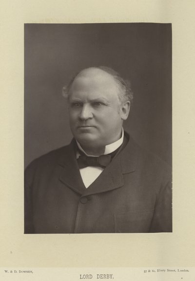 Portrait of Edward Stanley, Earl of Derby by English Photographer