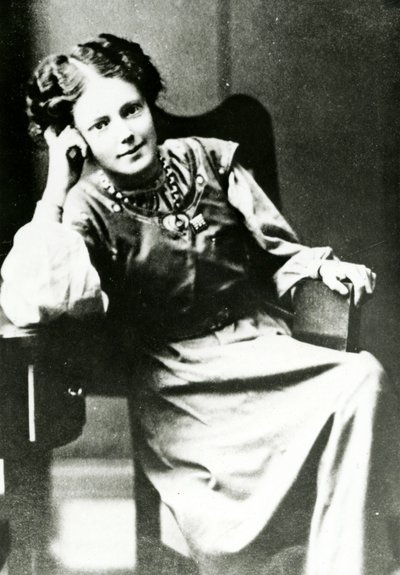 Portrait of Mary Eleanor Gawthorpe, c.1909 by English Photographer
