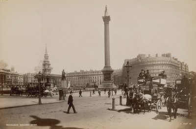 Postcard with an Image of Trafalgar Square by English Photographer