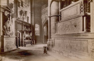 Choir Ambulatory in Westminster Abbey by English Photographer