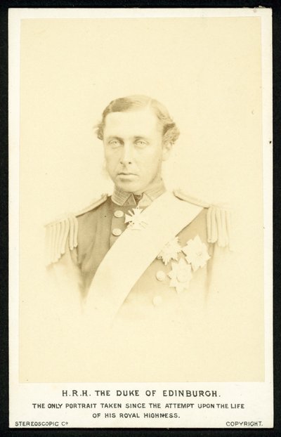 Prince Alfred, Duke of Edinburgh by English Photographer
