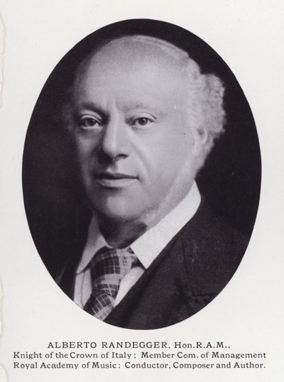 Prominent Men of London: Alberto Randegger by English Photographer