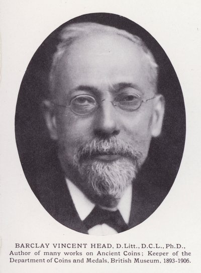 Prominent Men of London: Barclay Vincent Head by English Photographer