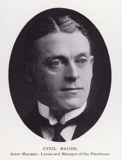 Prominent Men of London: Cyril Maude by English Photographer