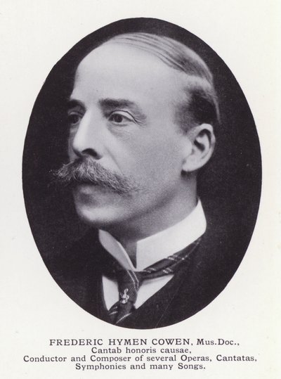 Prominent Men of London: Frederic Hymen Cowen by English Photographer