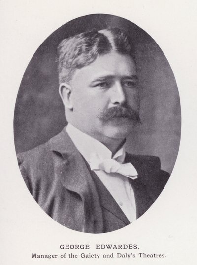 Prominent Men of London: George Edwardes by English Photographer