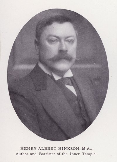 Prominent Men of London: Henry Albert Hinkson by English Photographer