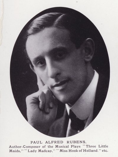 Prominent Men of London: Paul Alfred Rubens by English Photographer