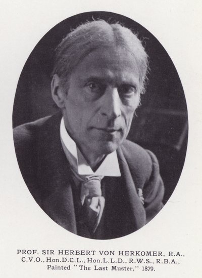 Prominent Men of London: Prof Sir Herbert Von Herkomer by English Photographer