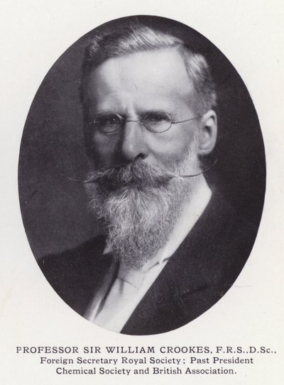 Prominent Men of London: Professor Sir William Crookes by English Photographer