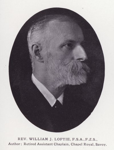 Prominent Men of London: Rev William J Loftie by English Photographer