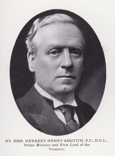 Prominent Men of London: Rt Hon Herbert Henry Asquith by English Photographer