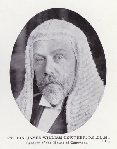Prominent Men of London: Rt Hon James William Lowther by English Photographer