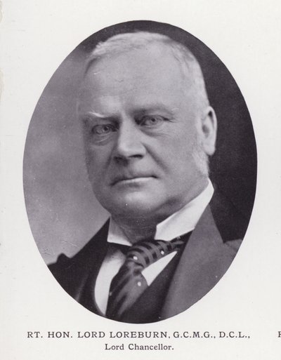 Prominent Men of London: Rt Hon Lord Loreburn by English Photographer