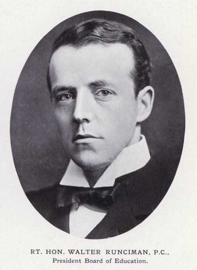 Prominent Men of London: Rt Hon Walter Runciman by English Photographer