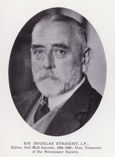 Prominent Men of London: Sir Douglas Straight by English Photographer