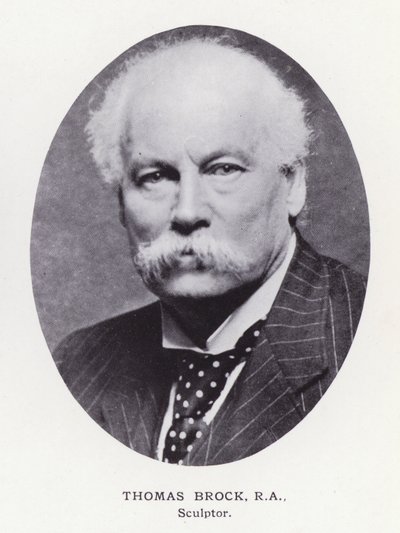 Prominent Men of London: Thomas Brock by English Photographer