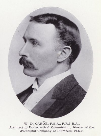 Prominent Men of London: W D Caroe (b/w photo) by English Photographer