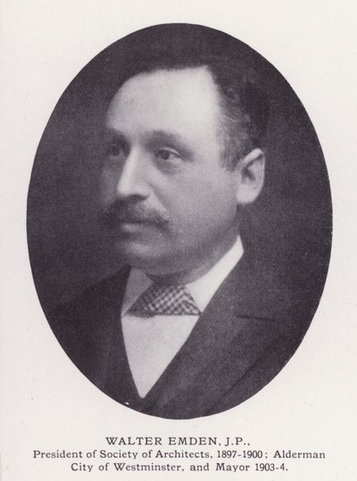 Prominent Men of London: Walter Emden by English Photographer