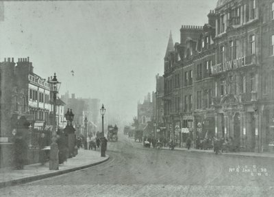 Putney Bridge: Approach Road from Putney High Street, 1898 by English Photographer