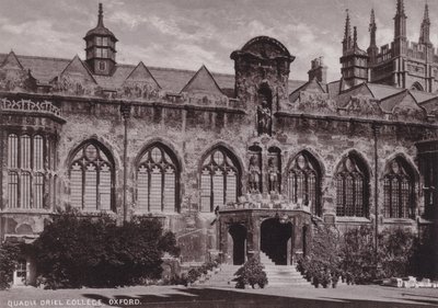 Quadrangle, Oriel College, Oxford by English Photographer