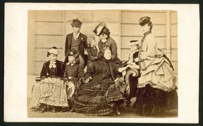 Queen Victoria and Members of Her Family by English Photographer