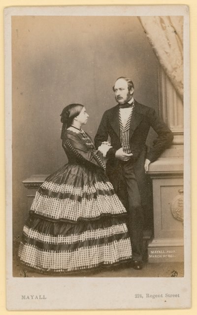 Queen Victoria and the Prince Consort by English Photographer