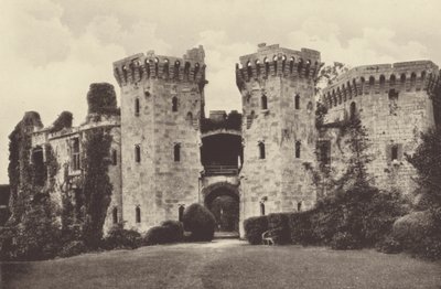 Raglan Castle, Main Gate-Way by English Photographer