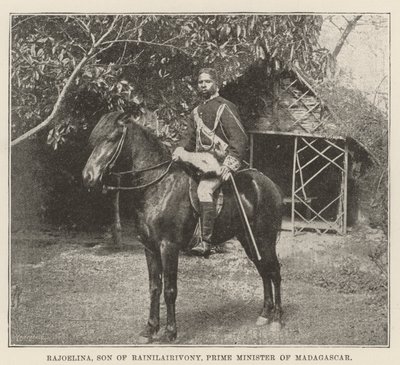 Rajoelina, Son of Rainilairivony, Prime Minister of Madagascar by English Photographer