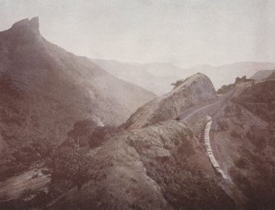 Reversing Station and Dukes Nose, Poona Ghat by English Photographer