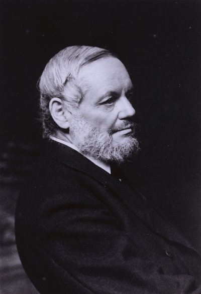 Richard Garnett, English poet, scholar, librarian and Keeper of Printed Books at the British Museum by English Photographer