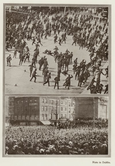 Riots in Dublin by English Photographer
