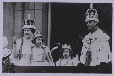 Royal family, after the coronation of King George VI by English Photographer