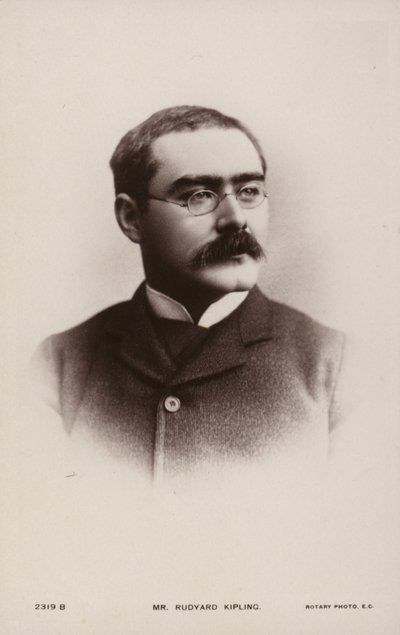 Rudyard Kipling (1865-1936), English short story writer, poet and novelist by English Photographer