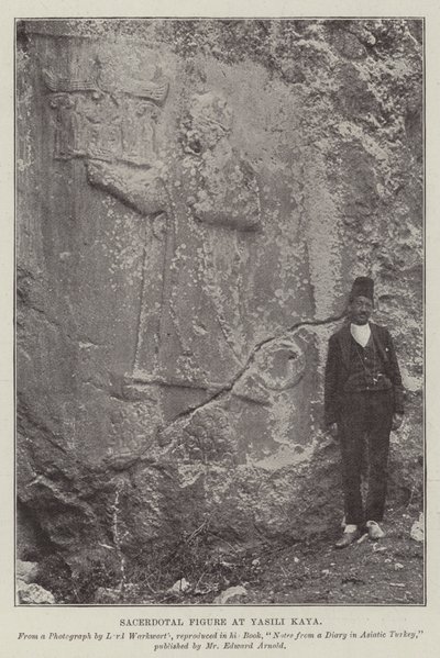 Sacerdotal Figure at Yasili Kaya by English Photographer