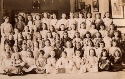 School children, Norfolk, early 20th century by English Photographer