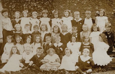 School children, Norfolk, early 20th century by English Photographer