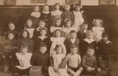 School children, Norfolk, early 20th century by English Photographer