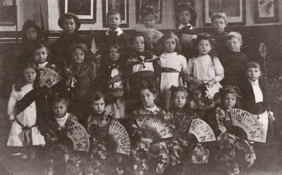 School children, Norfolk, early 20th century by English Photographer