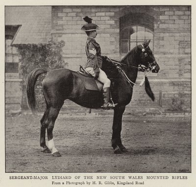 Sergeant-Major Lydiard of the New South Wales Mounted Rifles by English Photographer