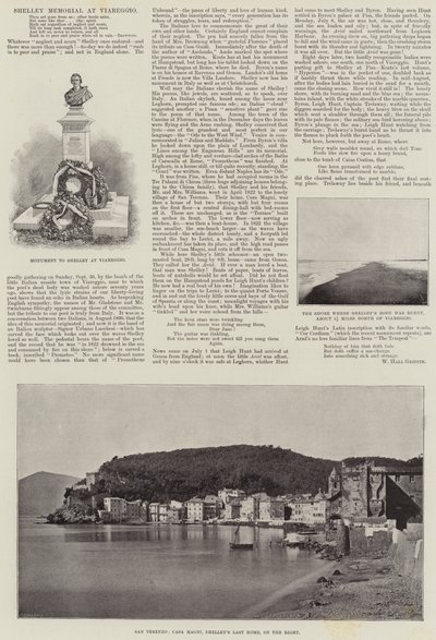 Shelley Memorial at Viareggio by English Photographer