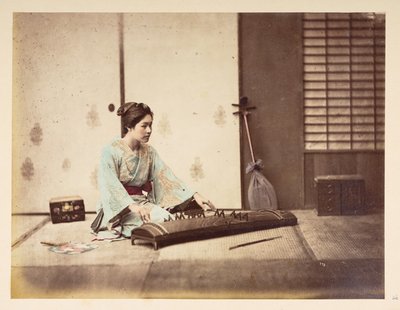 Singing girls [Japan], Studio portrait by English Photographer