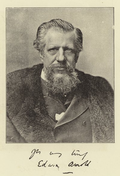 Sir Edwin Arnold, KSI by English Photographer