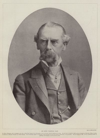 Sir Henry Thompson, Baronet by English Photographer