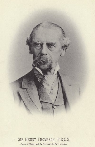 Sir Henry Thompson, FRCS by English Photographer